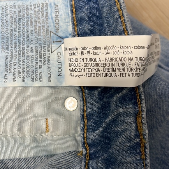 ZARA mid rise relaxed distressed jean Size 10 NEW - Picture 6 of 10